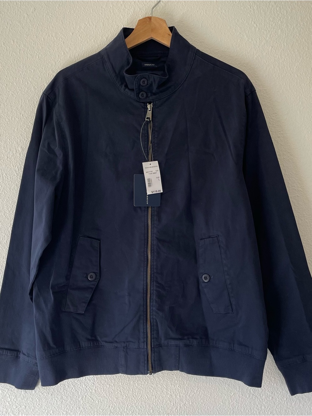 NWT Joseph Abboud Modern Fit Bomber Jacket